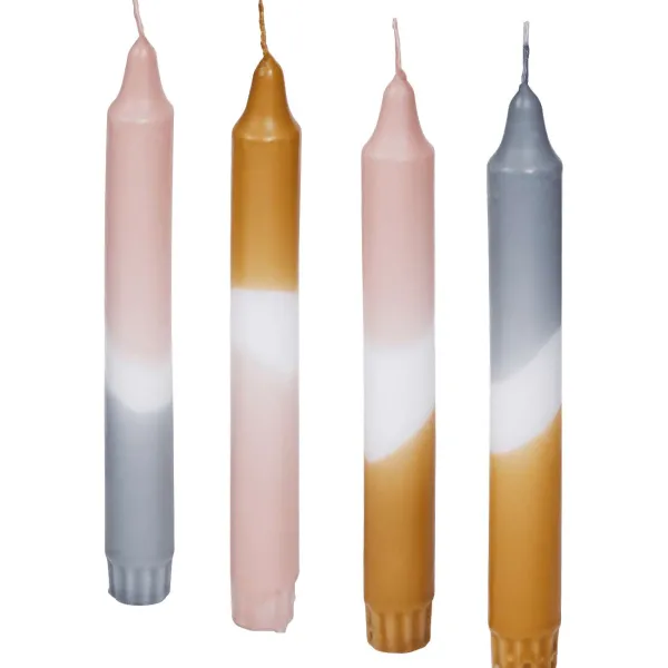 Candra Kaarsen^Absolu Chic Dip Dye Dinerkaarsen