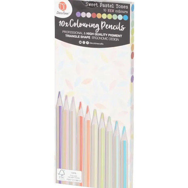 Edding Schrijfwaren^D Cotime Kleurpotloden In Blik