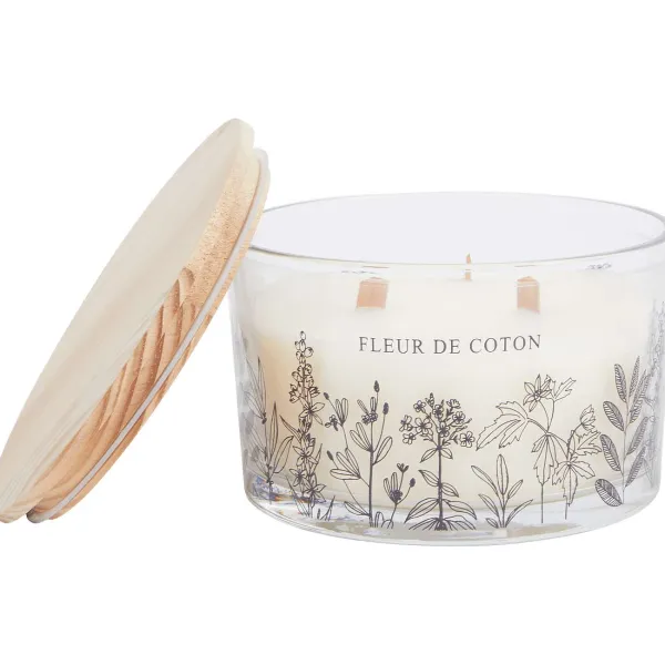 Candra Kaarsen^Geurkaars Met Houten Lont