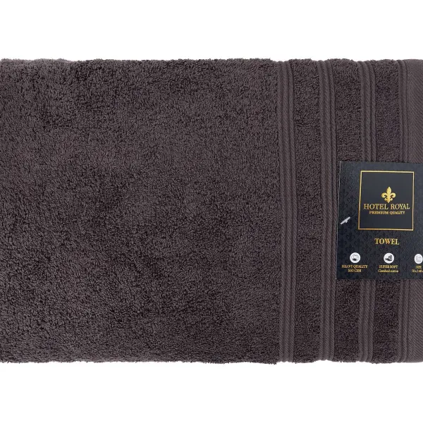 Hotel Royal Badtextiel^Badlaken Antraciet