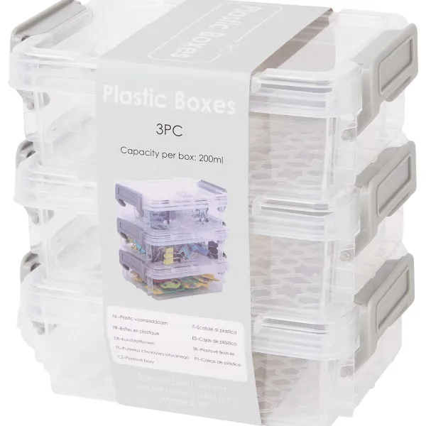 Merk Woonaccessoires^Plastic Opbergdozenset