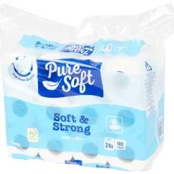 Pure Soft Toilet- & Keukenpapier^Toiletpapier Soft & Strong