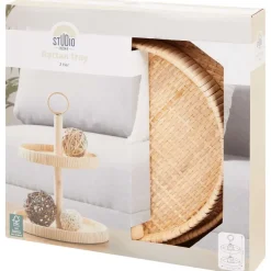 Merk Woonaccessoires^Rattan Etag Re