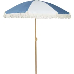 Merk Zonwering^Retro Strandparasol Met Franjes
