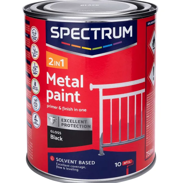 Spectrum Verf^2-In-1 Zijdeglans Metaallak