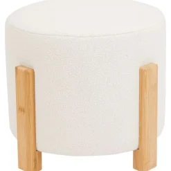 Studio Home Woonaccessoires^Poef Met Bamboe Poten