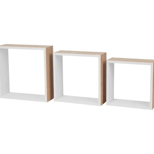 Merk Woonaccessoires^Wandkubus-Set