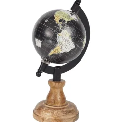 Merk Woonaccessoires^Wereldbol Op Mangohouten Voet