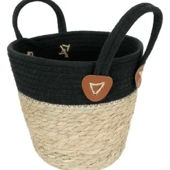 Merk Woonaccessoires^Zeegras Mand Met Hengsels